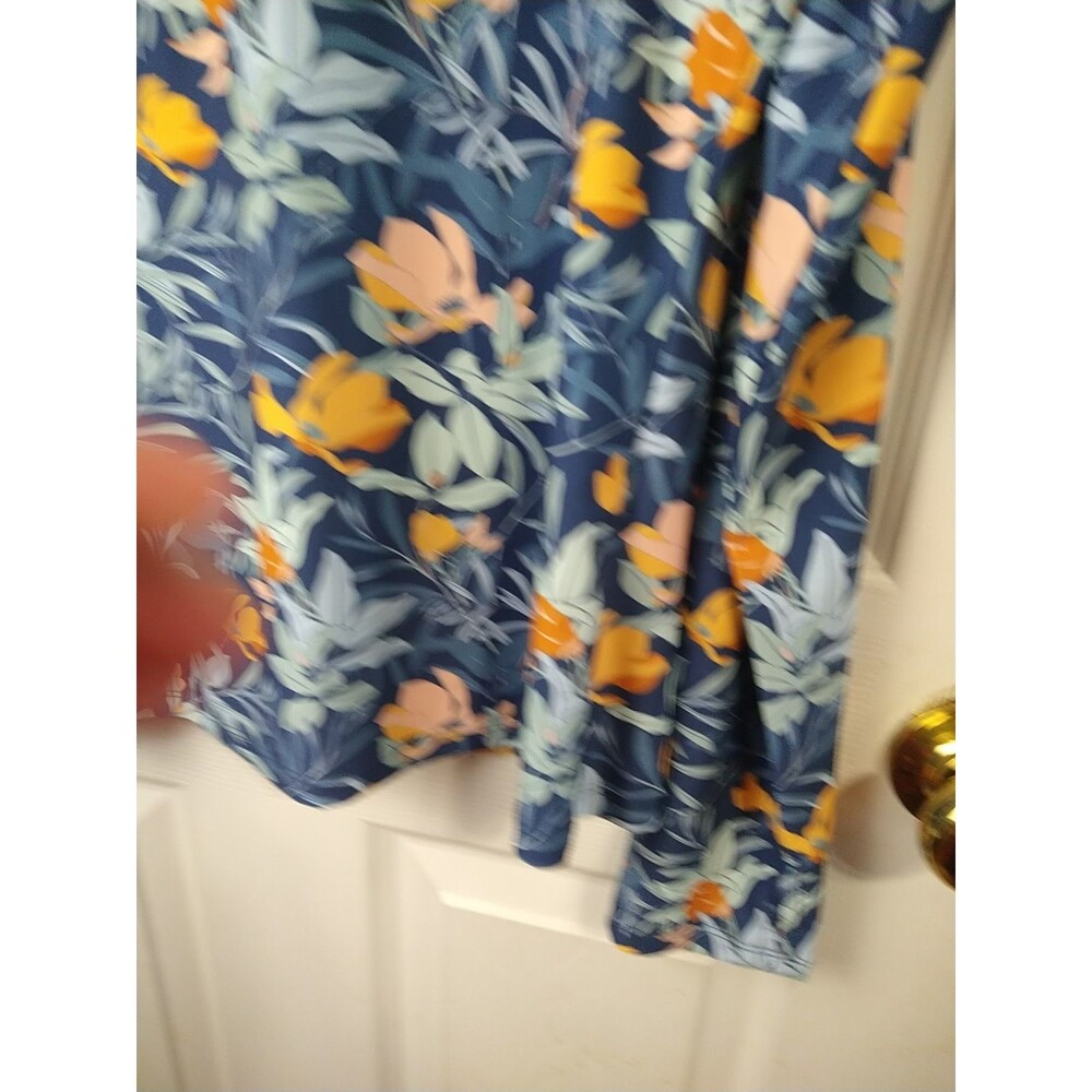 The American Outdoorsman Women's XL Large Long Sleeve floral  Half Zip pullover - Picture 5 of 9